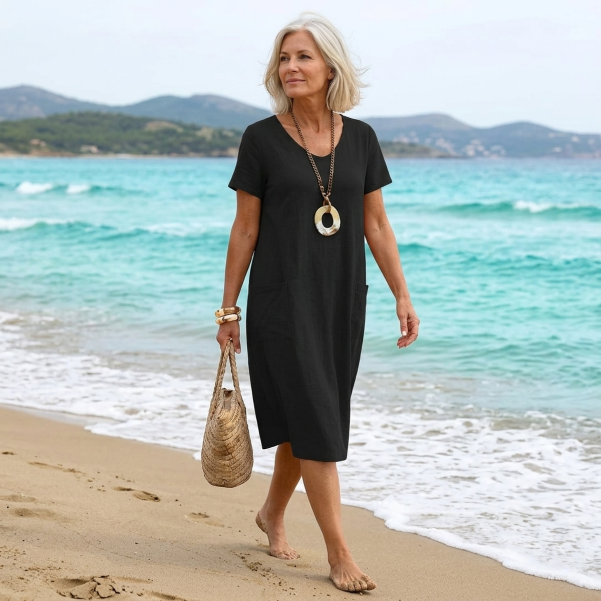 ORIANE™ | FLYTENDE CASUAL MAXI-KJOLE