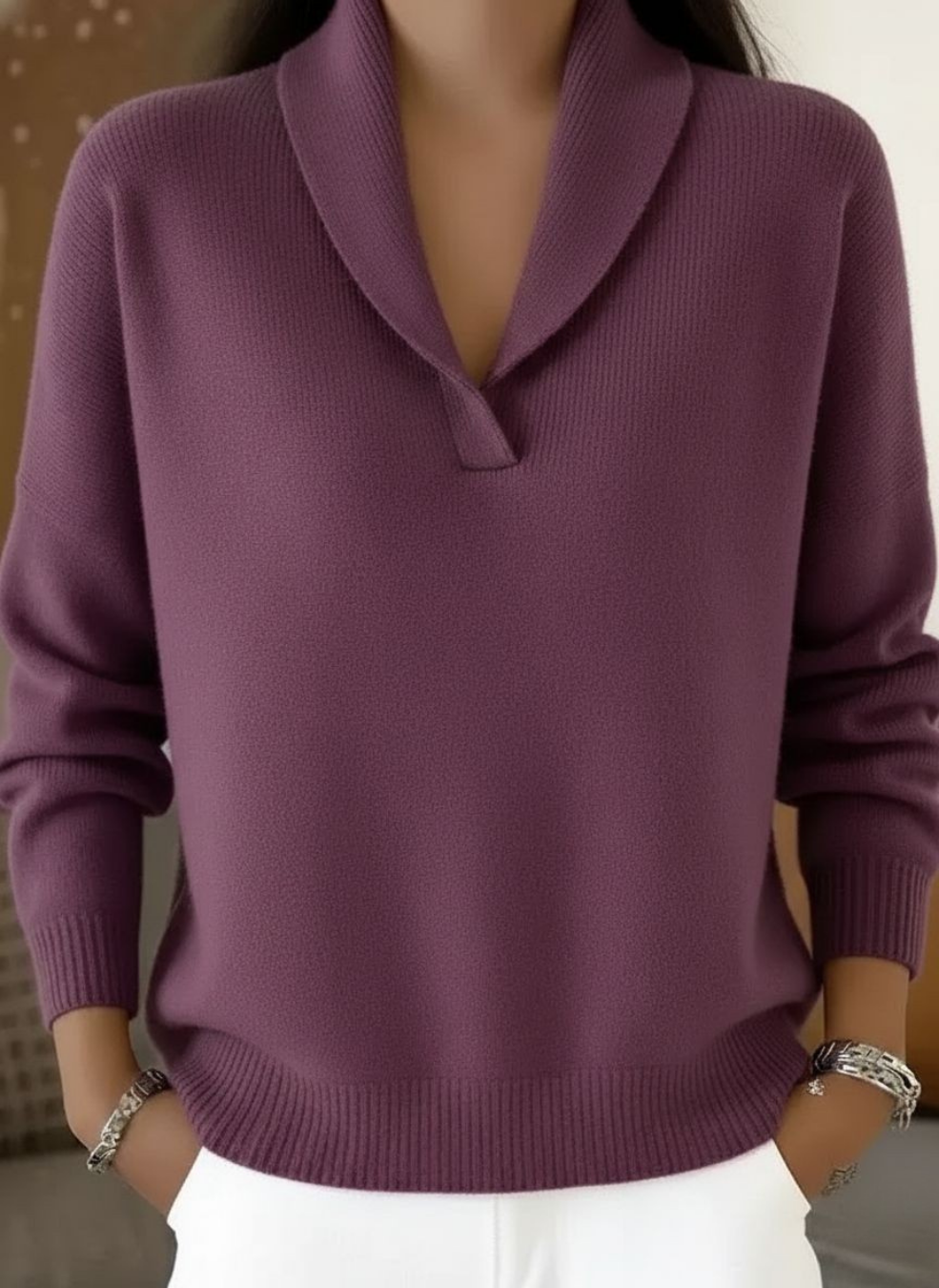 INGRID™ | STRIKKEGENSER — Lilla