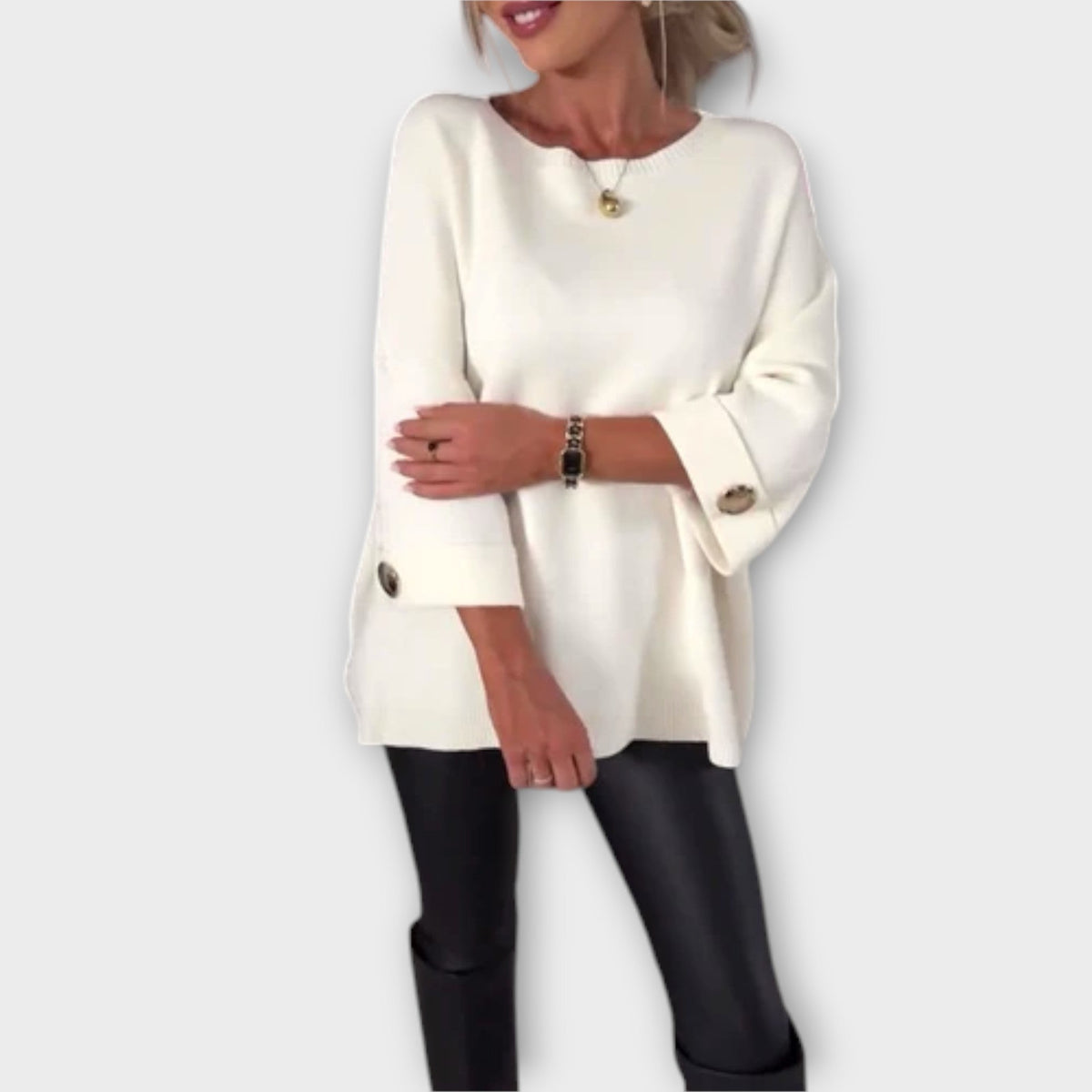 APRIL™ | ELEGANT STRIKKE SOMMERBLUSE