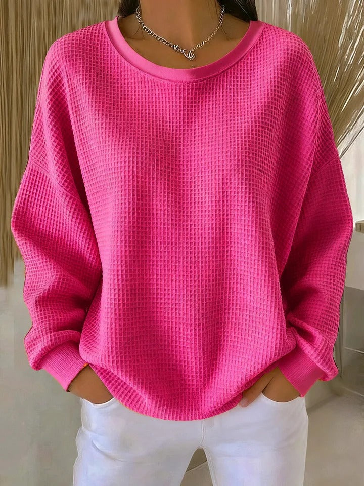 MIRIAM™ | KOSELIG STRIKKEGENSER — Fuchsia