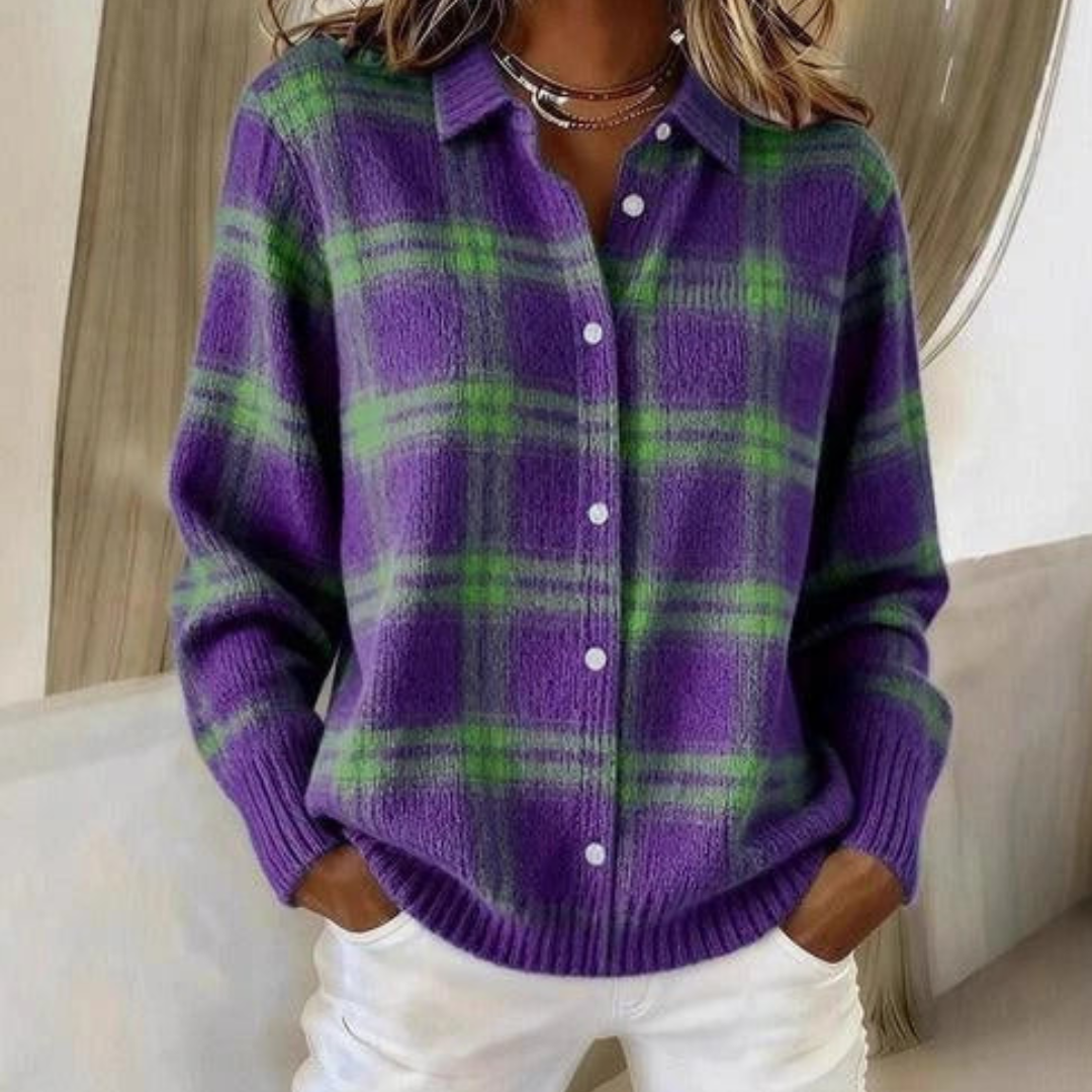FIORENZA™ | RUTETE STRIKKECARDIGAN