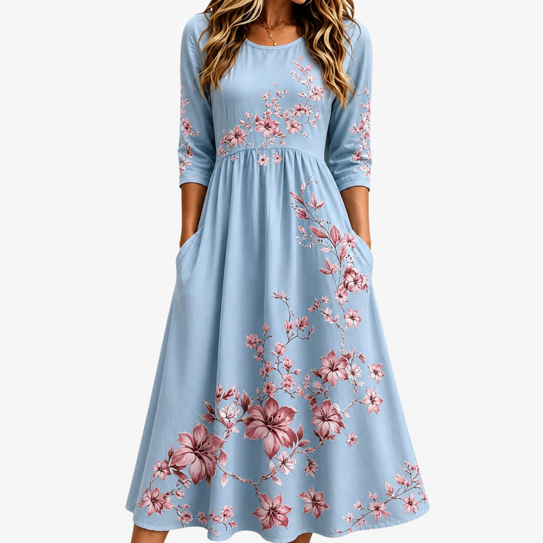 SKY BLOSSOM WEEKEND™ | HIMMELSBLOMST HELG MIDI-KJOLE