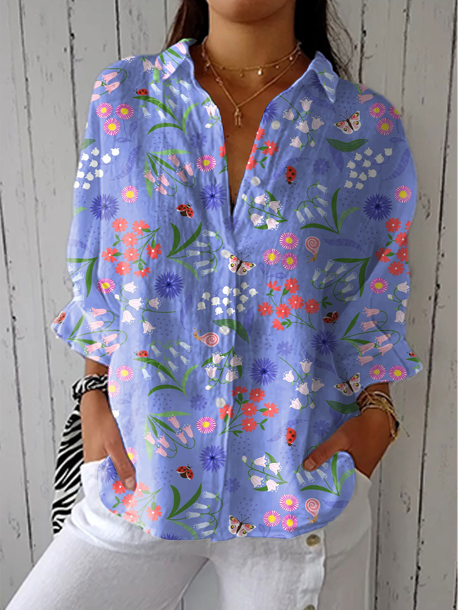 DOROTHY™ | ENG BLOMST BLUSE