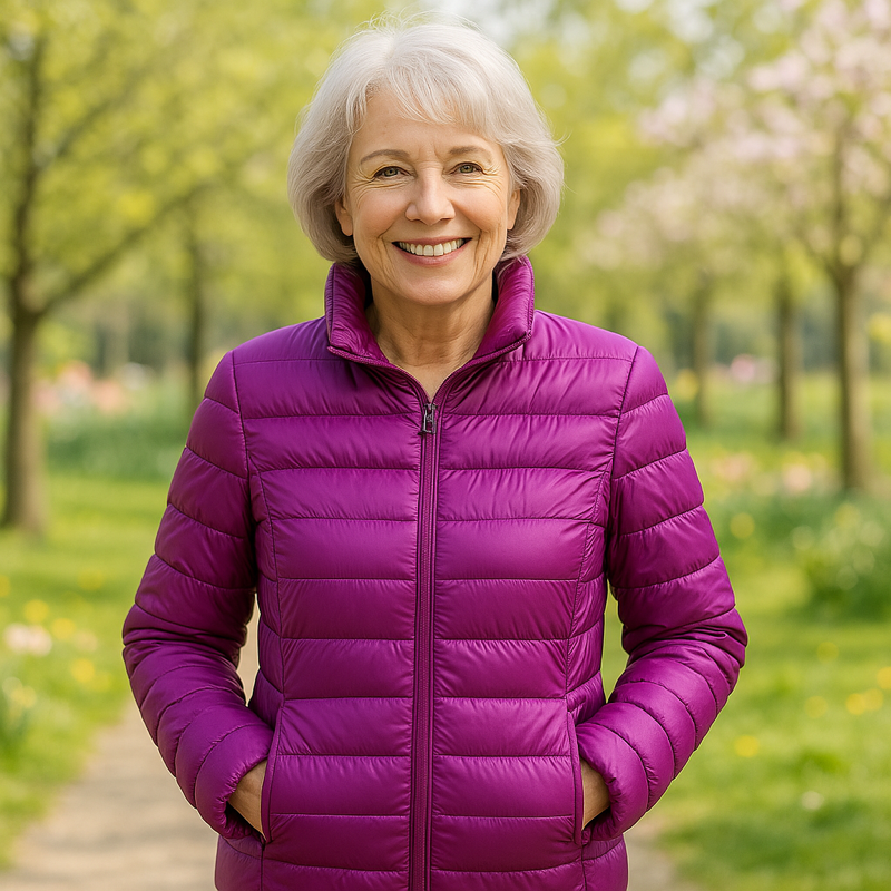 SYLVIE™ | VATTERT JAKKE MED HETTE