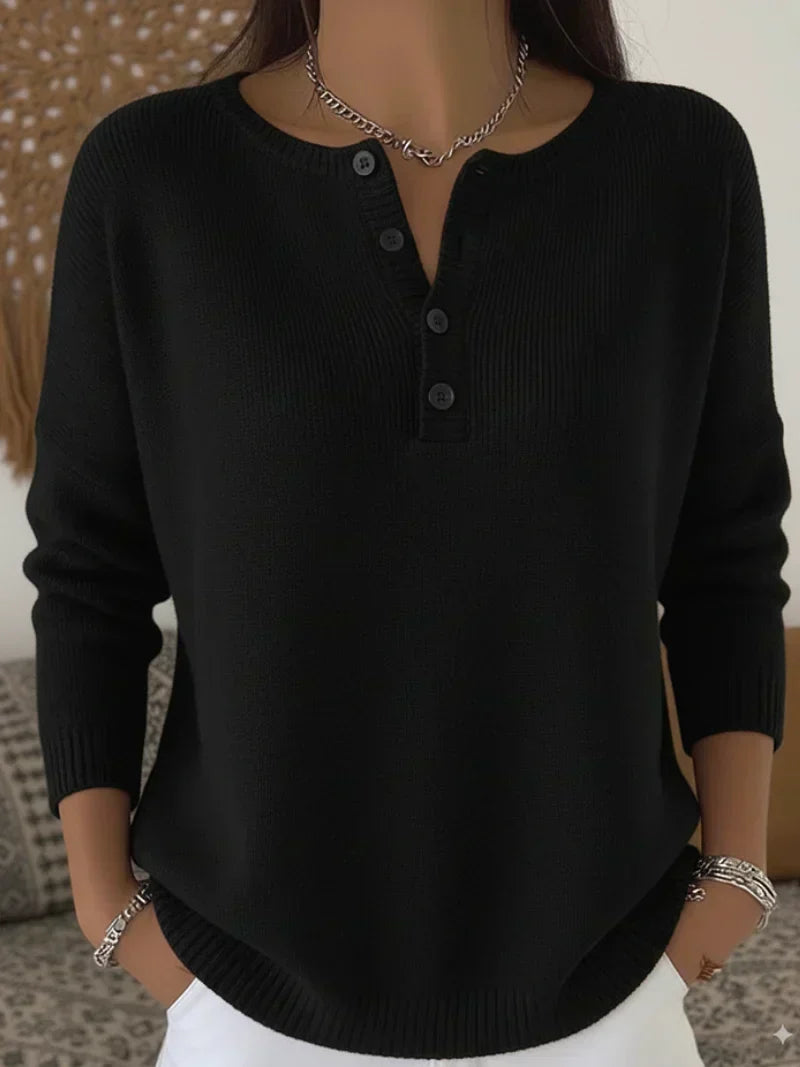 AGATA™ | STRIKKEGENSER — Svart