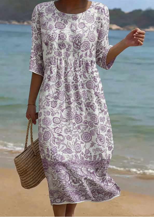 LAVENDER™ | LAVENDEL BLOMSTER STRAND KJOLE