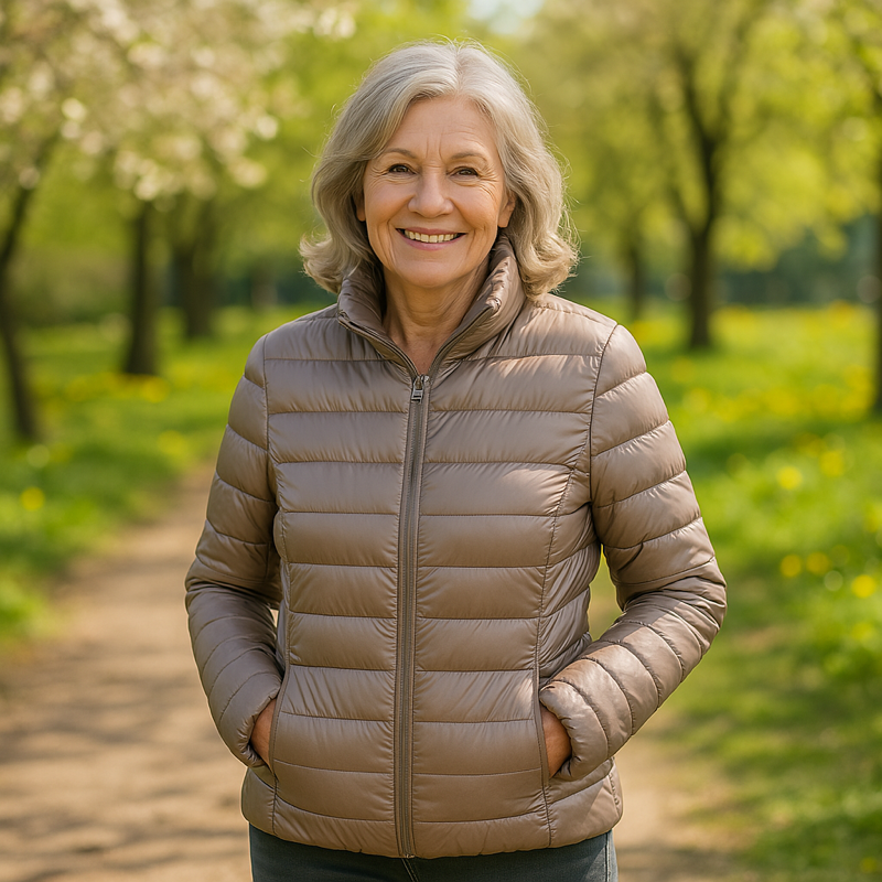 ELLEN™ | VATTERT JAKKE MED HETTE