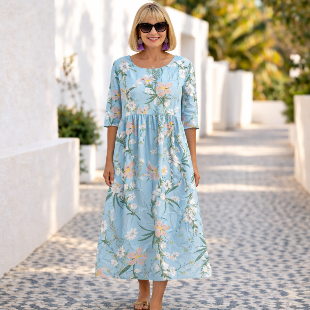 MARY™ | SOMMER BLOMSTER KJOLE