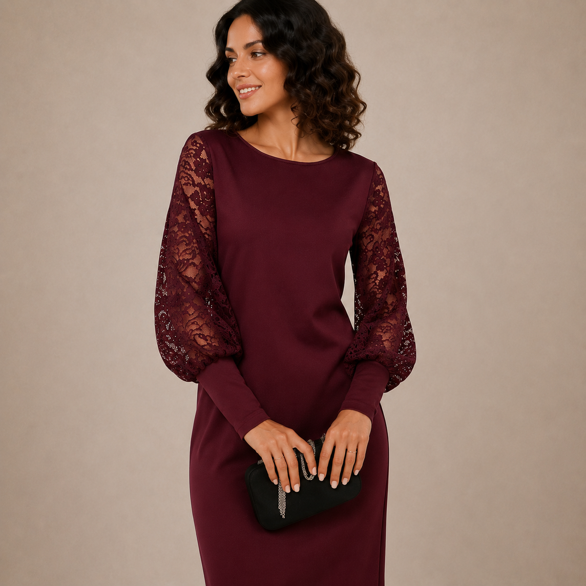 HALINA™ | ELEGANT MIDIKJOLE