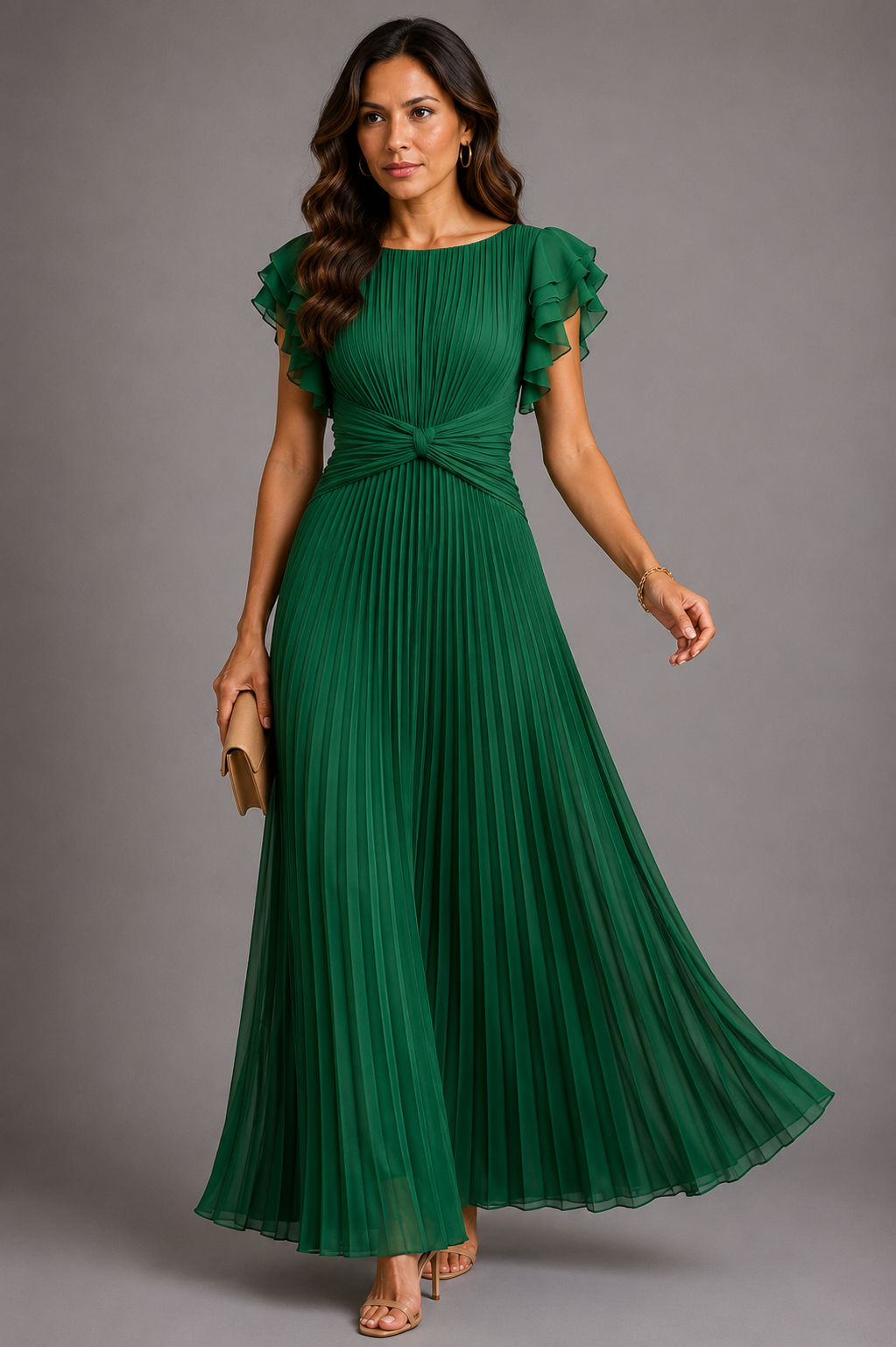 SELENA™ | GLAMOUR KJOLE — Grønn