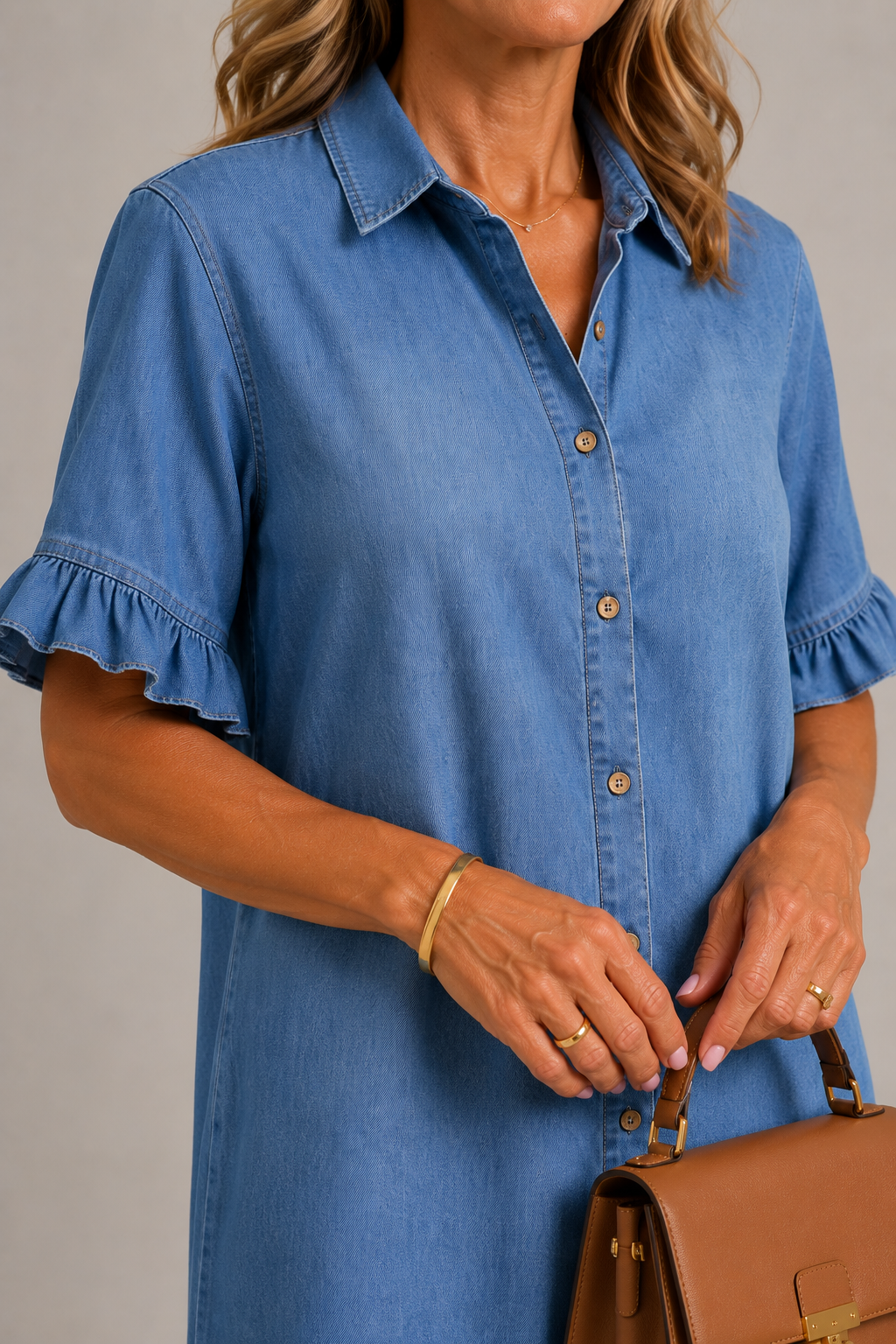 DENIM BREEZE™ | DENIMKJOLE — Blå