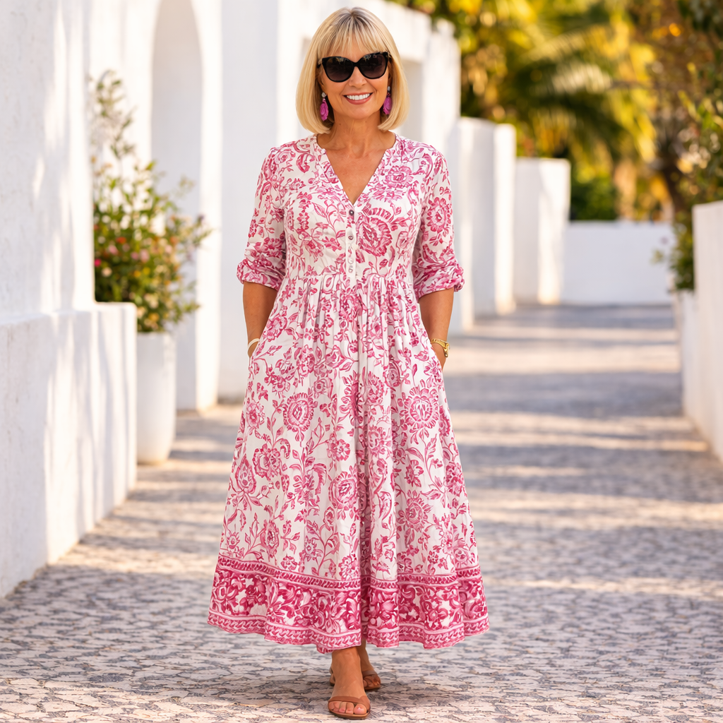 ELLY™ | ELEGANT BLOMSTER SOMMERKJOLE