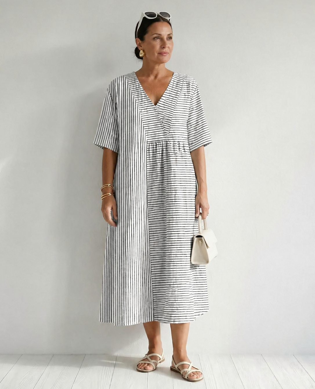 ISA™ | VINTAGE STRIPET SOMMERKJOLE