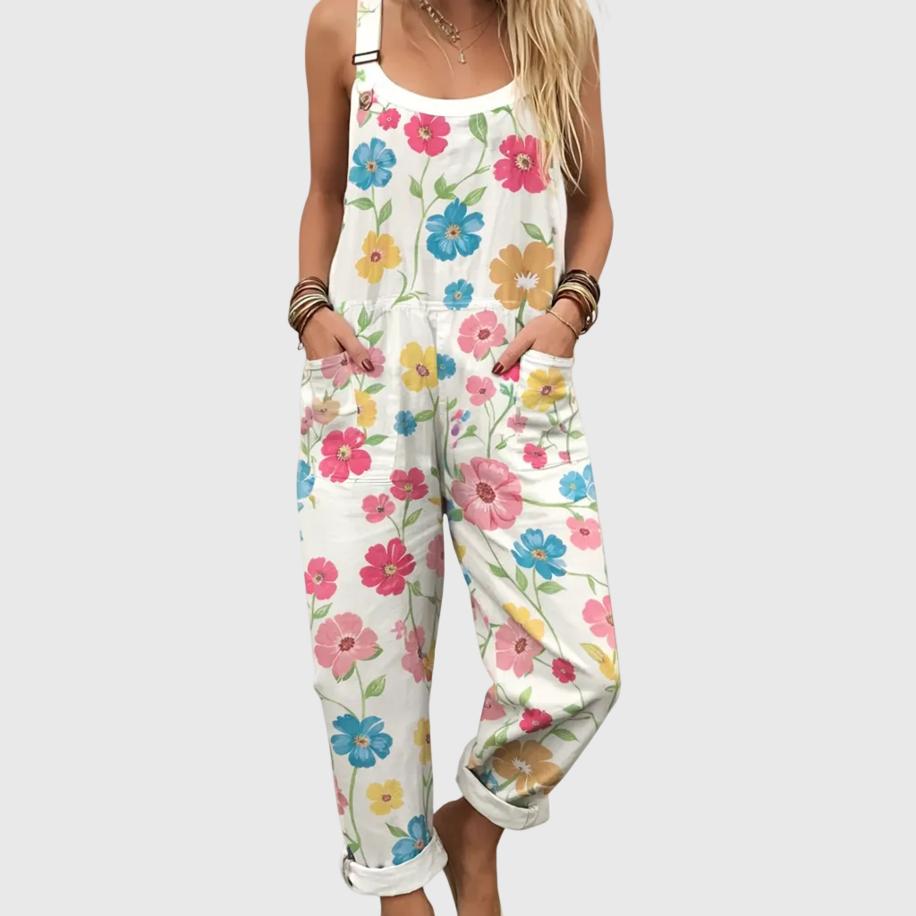 TORGUNN™ | LIVLIG MØNSTRET SOMMER OVERALL