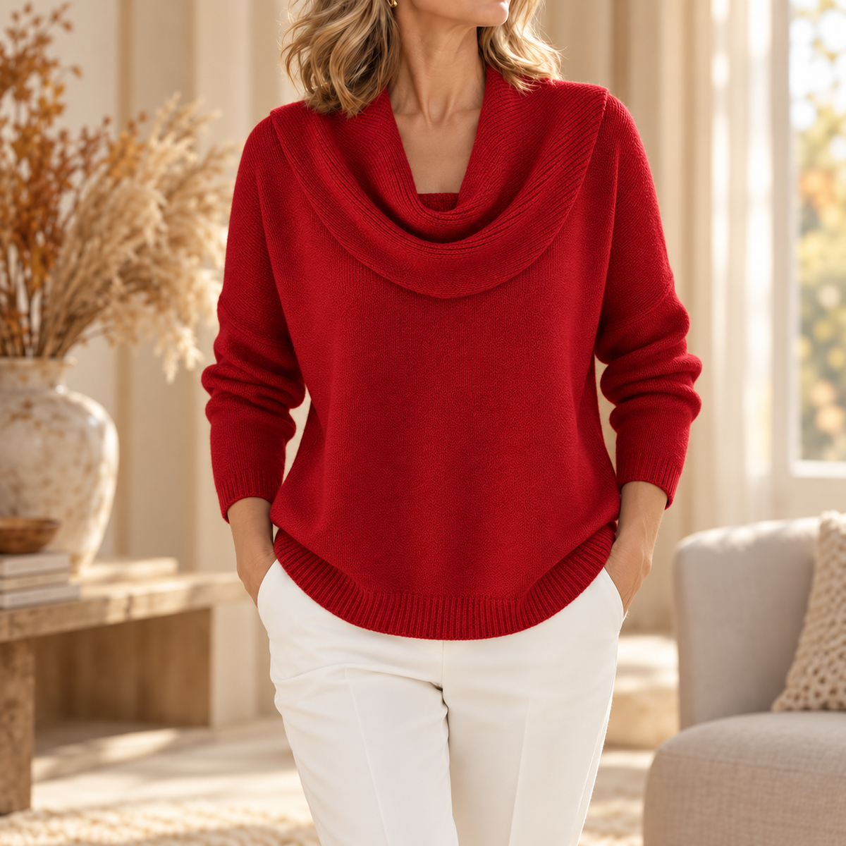 JULIE™ | STRIKKEGENSER — Rød