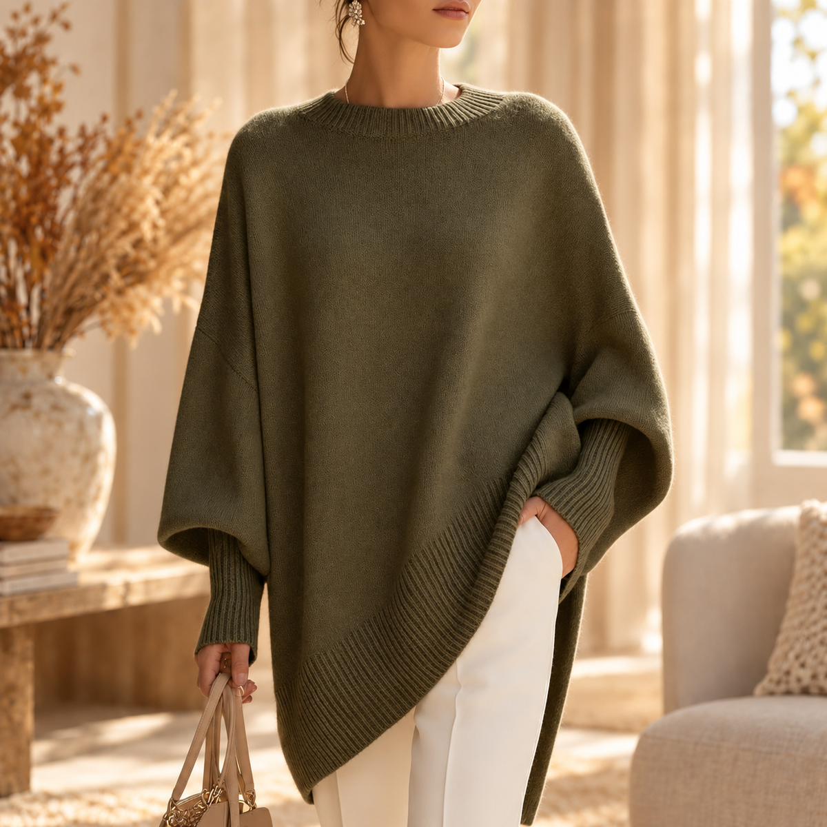 FRIDA™ | STRIKKEGENSER — Dark Green