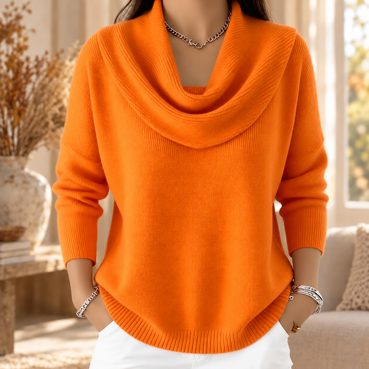 JULIE™ | STRIKKEGENSER — Oransje