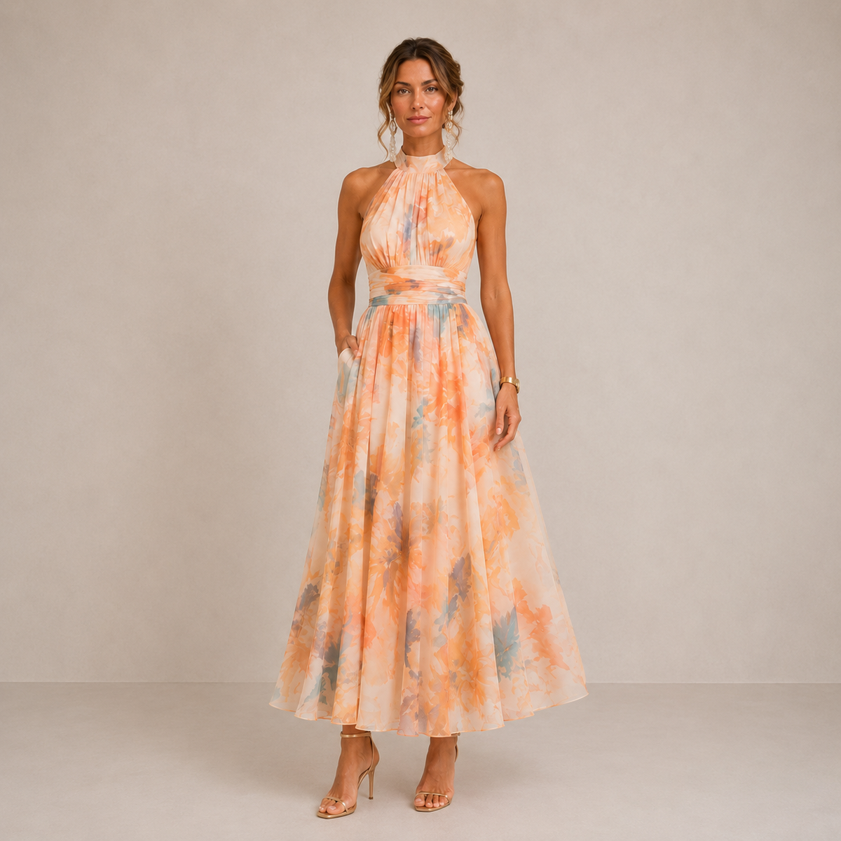 MARTA™ | ELEGANT MIDIKJOLE