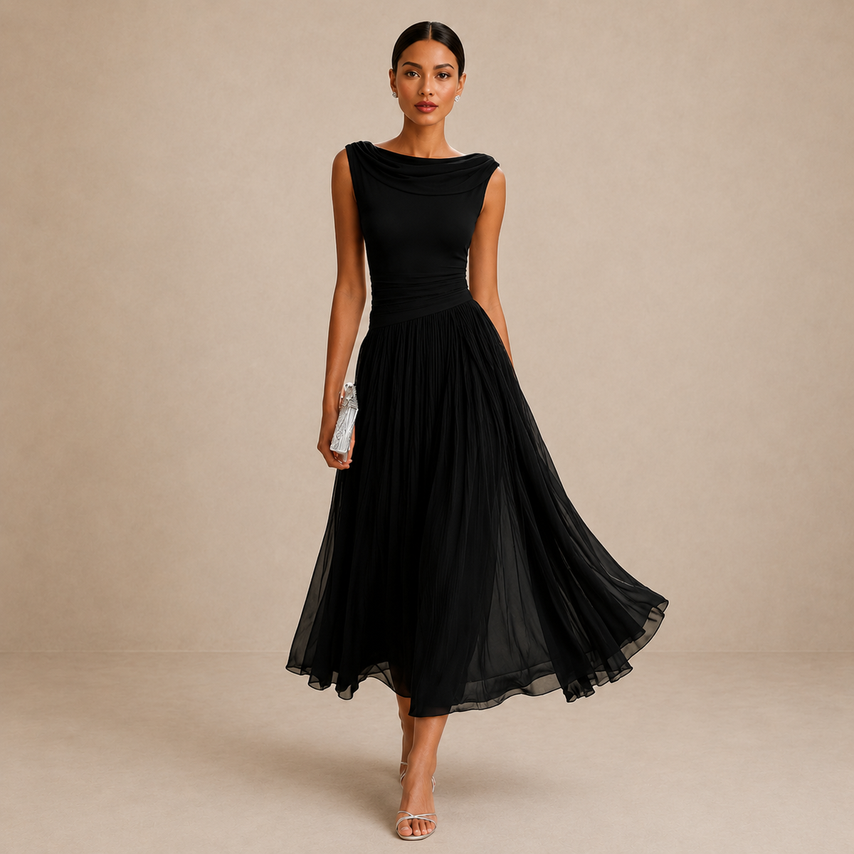 PAULINA™ | ELEGANT MIDIKJOLE