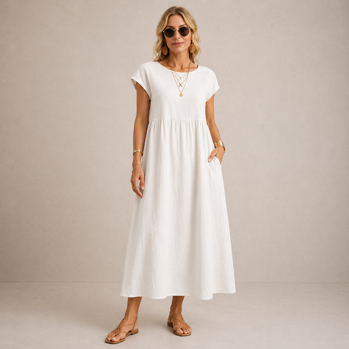BIANKA™ | ELEGANT MIDIKJOLE
