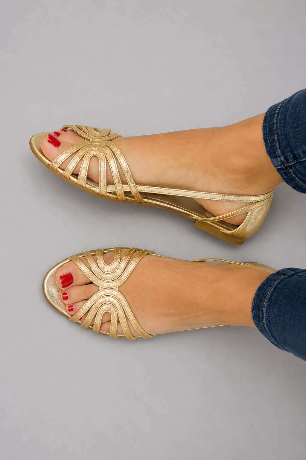 ELEONORA™ | GYLDNE SANDALER SOMMERLYS