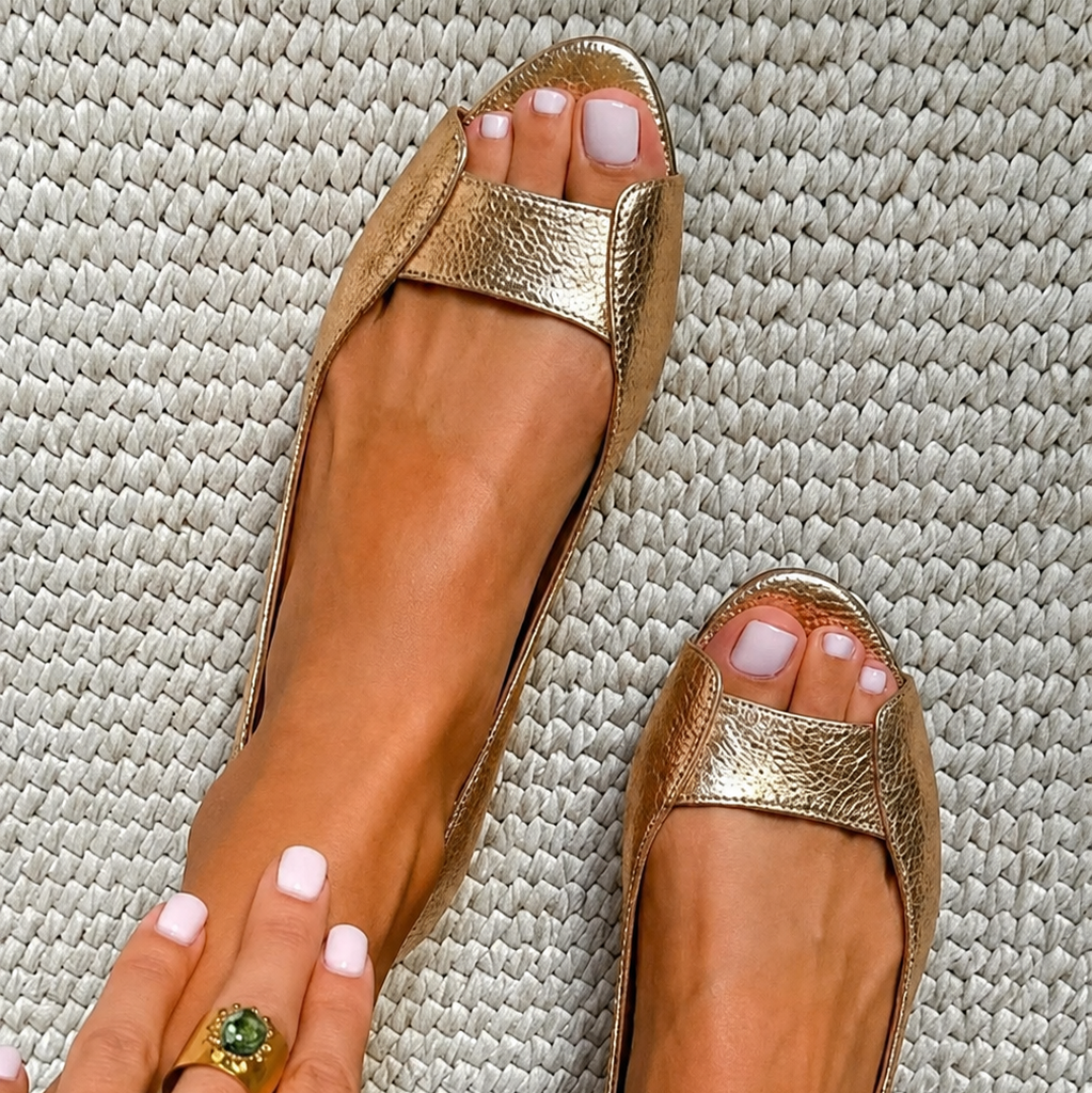 ADELINA™ | GULLSANDALER CHIC — Gull