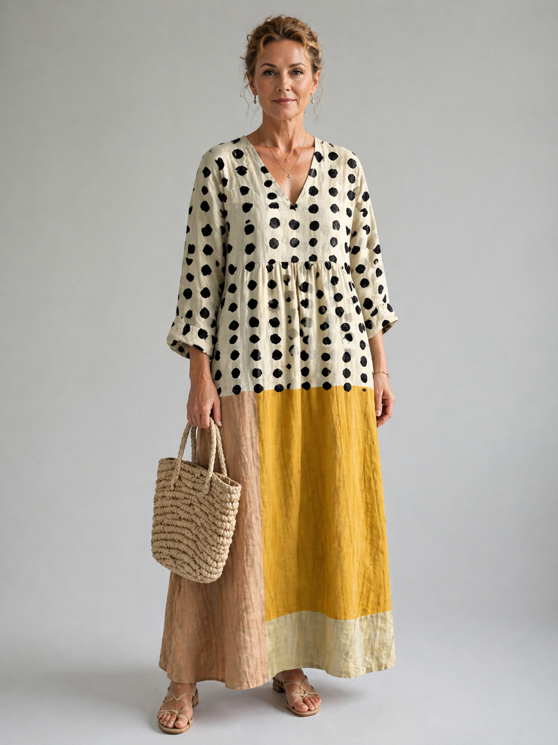 JOCELYN™ | MØNSTRET ELEGANT SOMMERKJOLE