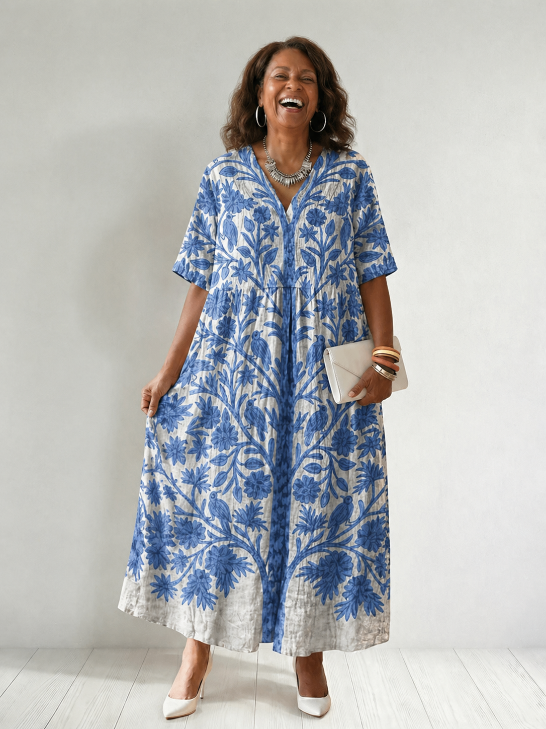 ANOUK™ | VINTAGE BLOMSTER SOMMERKJOLE