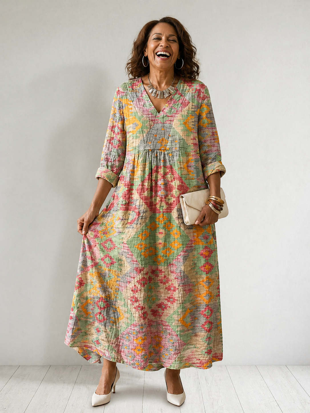 VIRGINIA™ | SOMMERBRIS PRINTED KJOLE