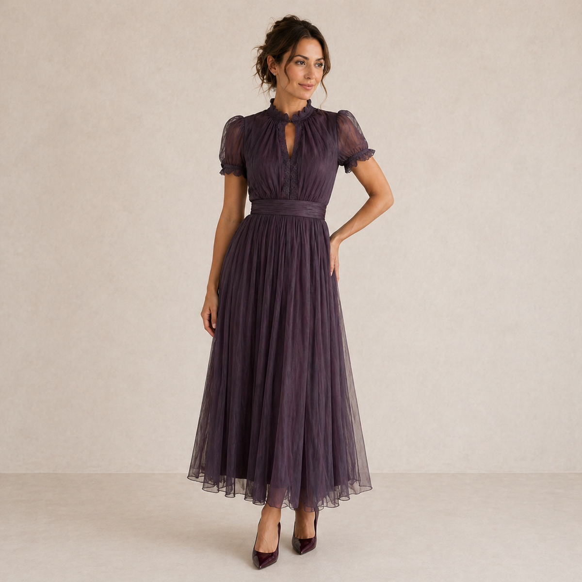 VIKTORIA™ | ELEGANT MIDIKJOLE