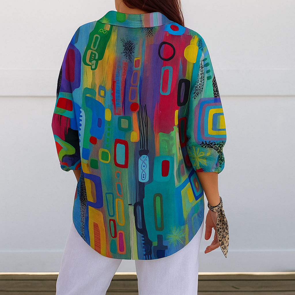 CATALINA™ | MØNSTRET KNAPPEBLUSE