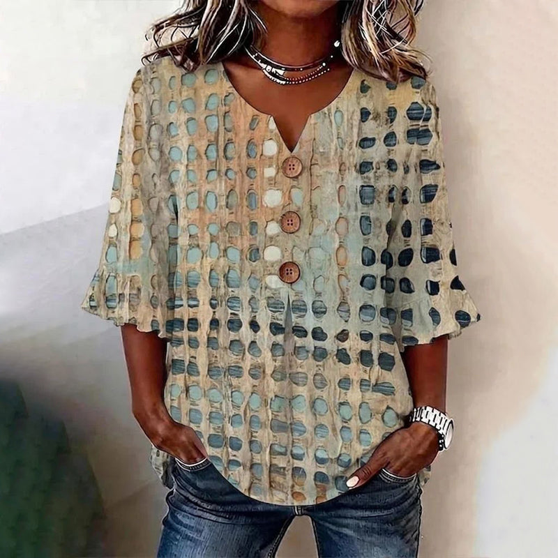 NORA™ | VINTAGE AVSLAPPET BLUSE