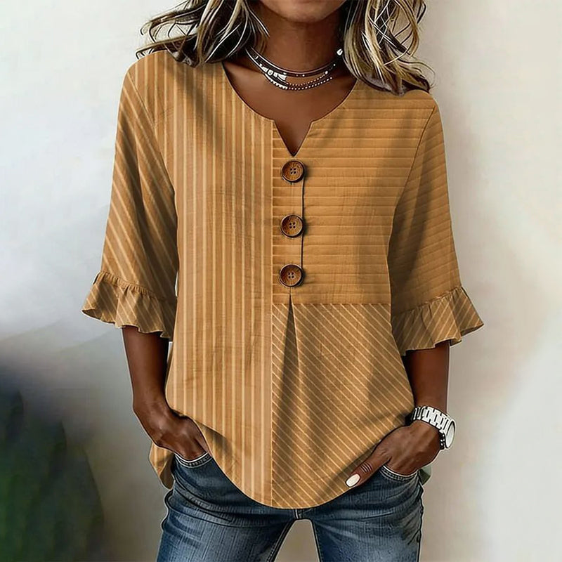 QUINN™ | VINTAGE STRIPET BLUSE