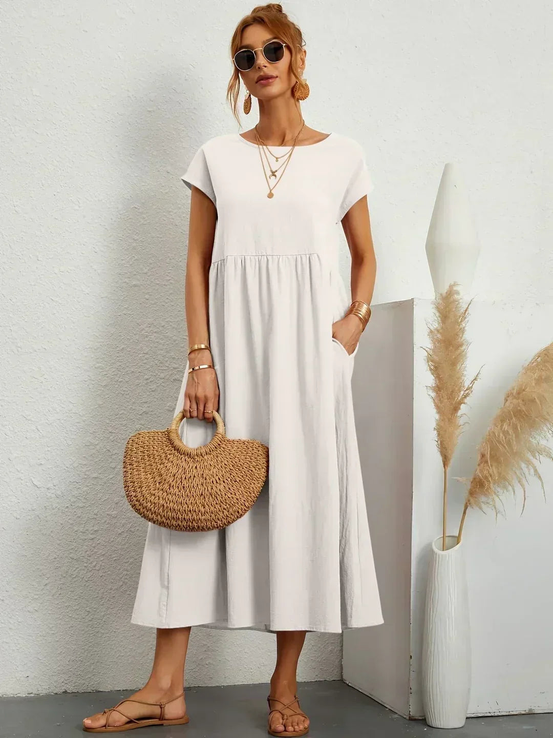 BIANKA™ | ELEGANT MIDIKJOLE