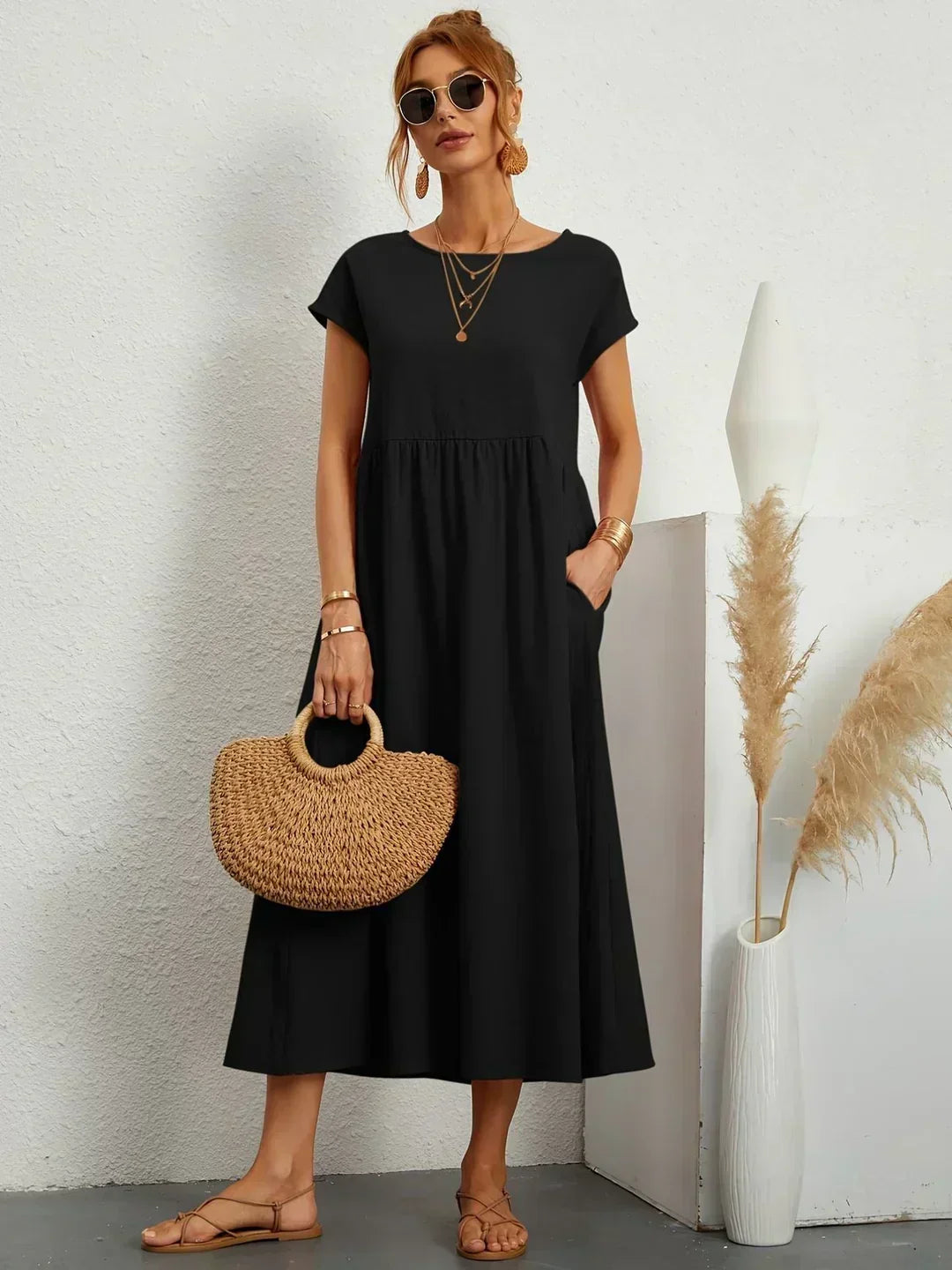 BIANKA™ | ELEGANT MIDIKJOLE