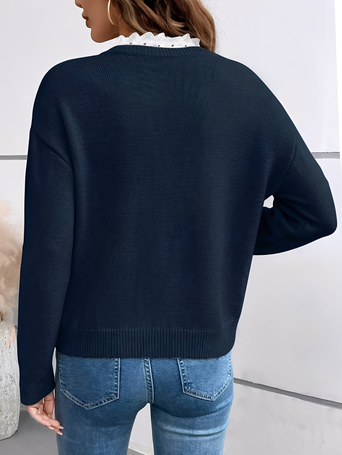 Kaitlyssa™ Elegant Genser med V-hals