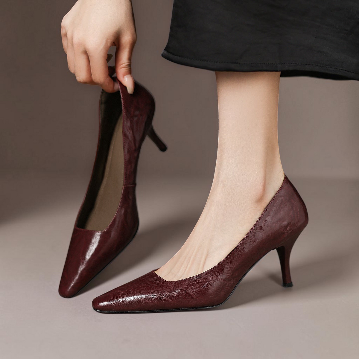 ZALA™ | ELEGANTE HÆLSKO — Maroon