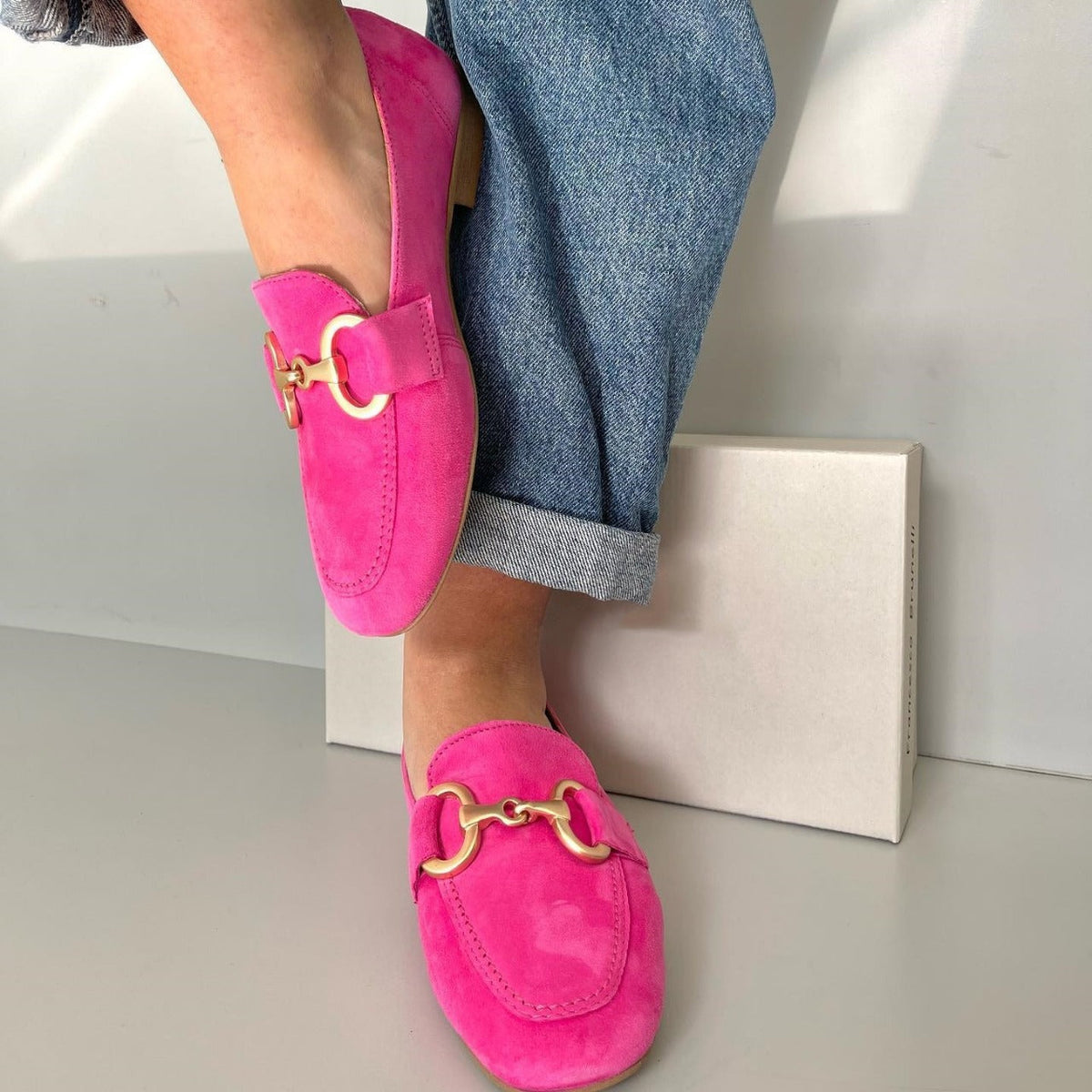 GOLDCHIC™ | CHIC LOAFERS MED GULLDETALJER