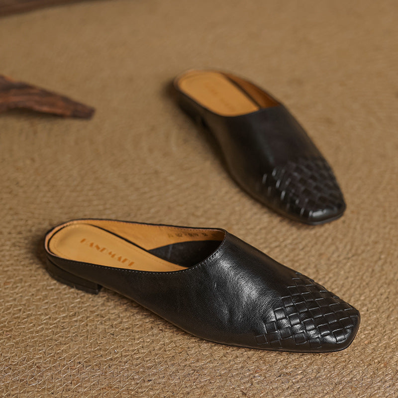 VIOLA™ | ELEGANTE MULES — Svart