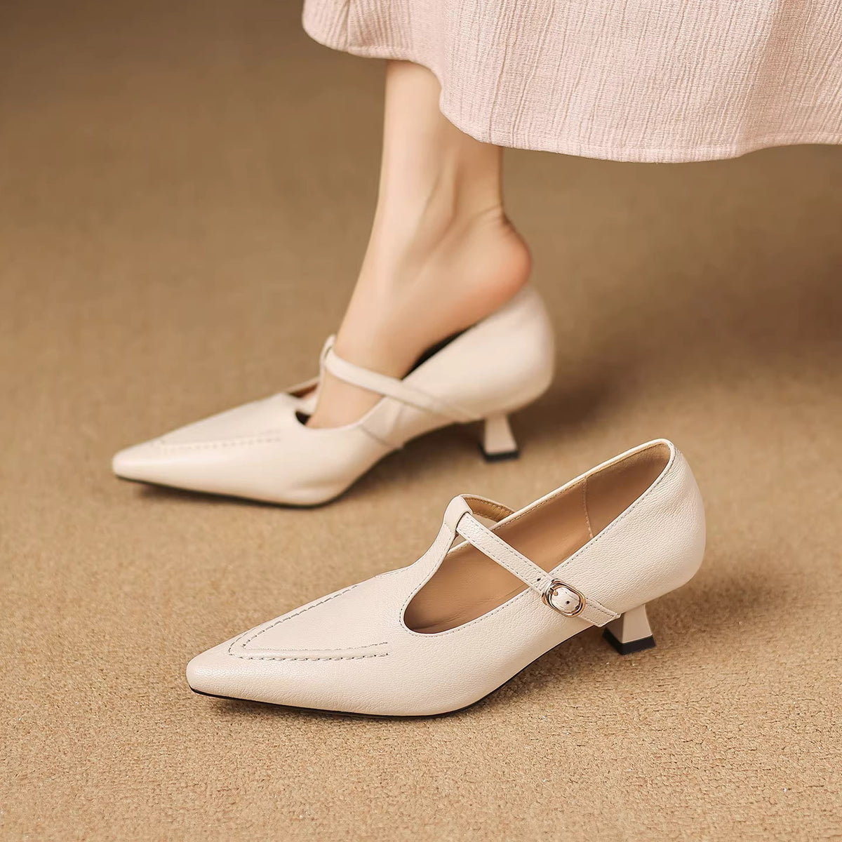 TIREA™ | ELEGANTE HÆLSKO — Beige