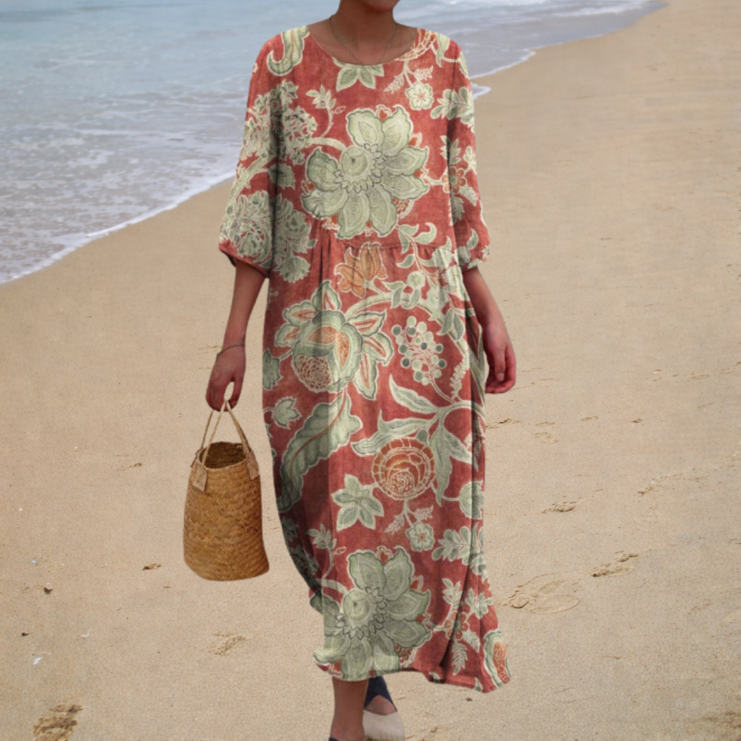 BÉRÉNICE FLORAL™ | LANG FLORAL SOMMERKJOLE