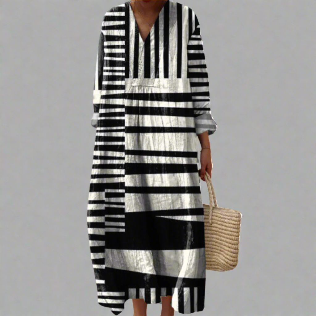 DORIS™ | GEOMETRISK PRINTED SOMMERKJOLE