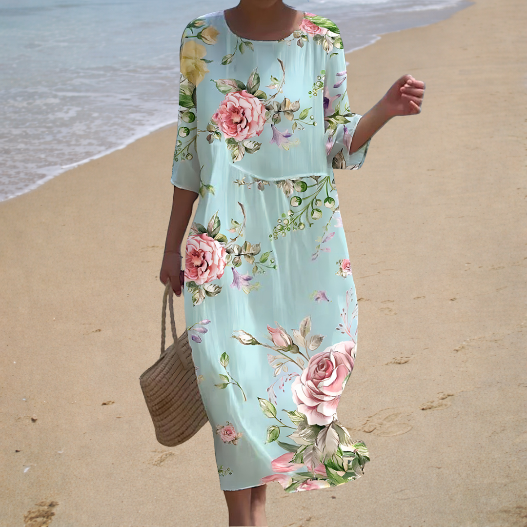 JOSÉPHINE™ | MIDI FLORAL SOMMERKJOLE