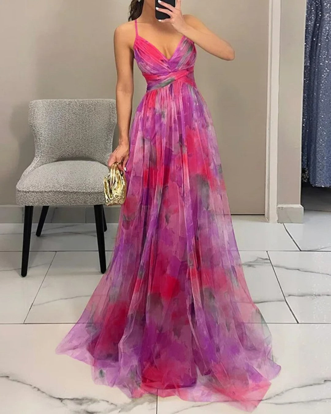 LIDIA™ | ELEGANT MIDIKJOLE — Rosa