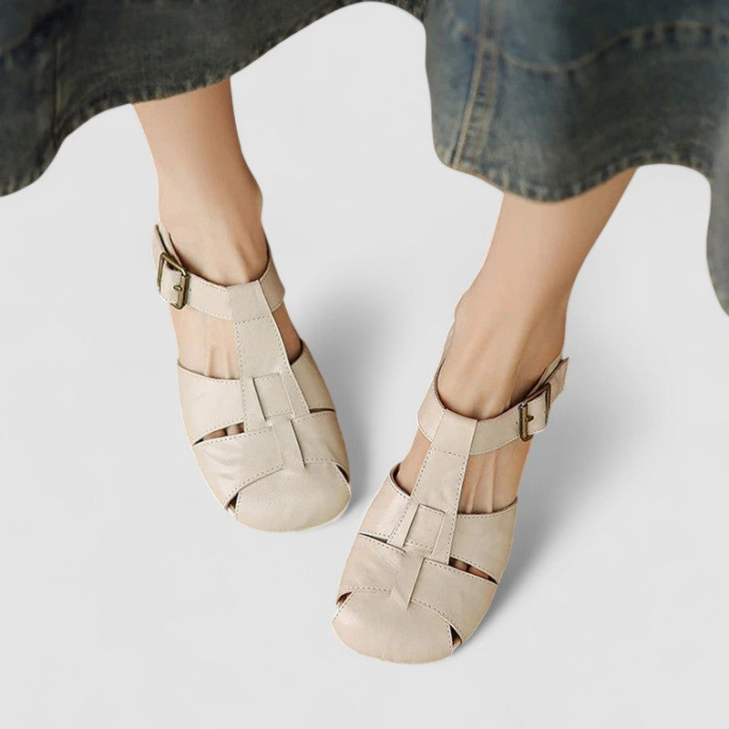 SANDRINE™ | HÆLSKO MED PERFORERING — Beige