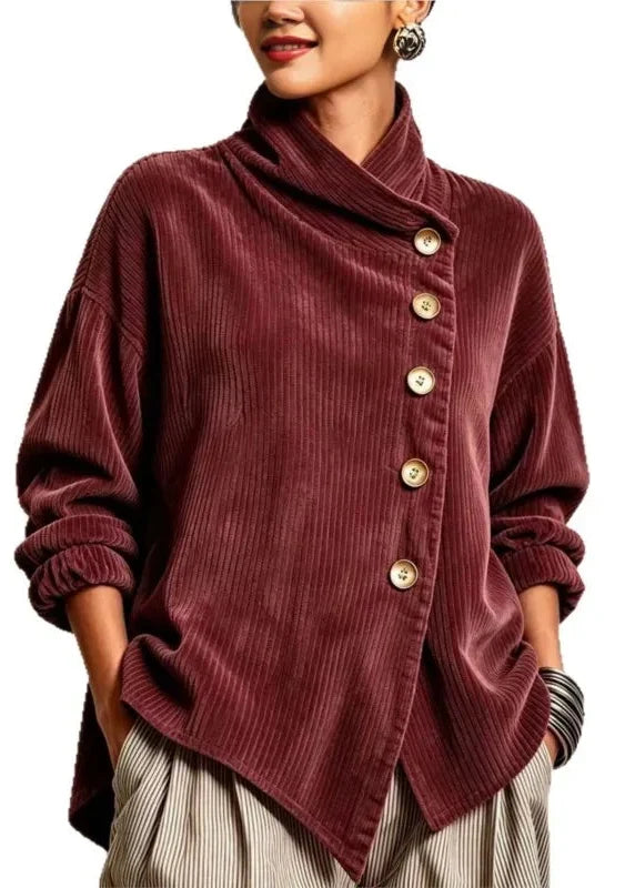 VILDE™ | KNAPPEBLUSE MED KRAGE