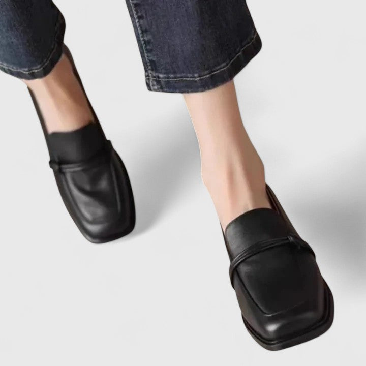 TIZIANA™ | FIRKANTET TÅ RETRO LOAFERS