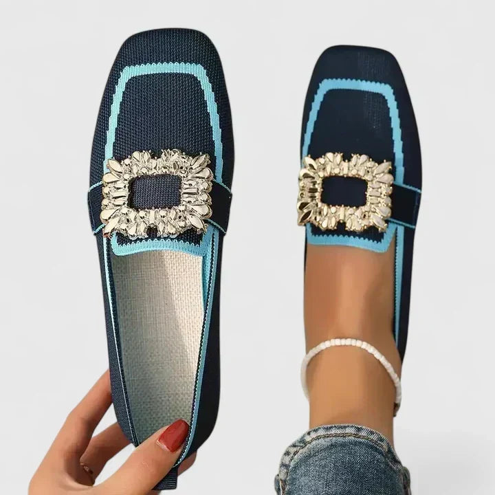 MAYLORA™ | KOMFORTABLE LOAFERS — Blå