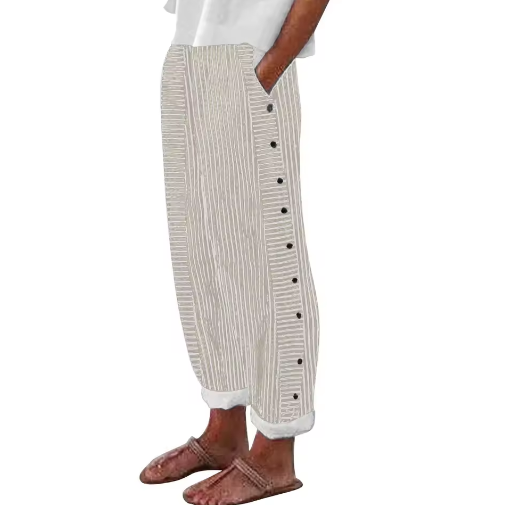 SUNNIVA™ | Komfortable Stripete Bukser