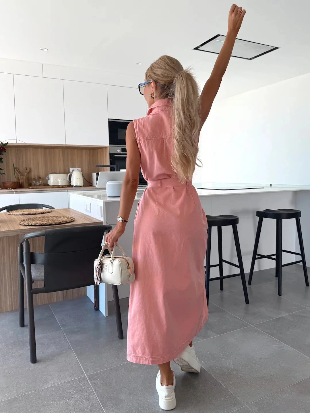 Isabelle™ Maxi Denim Kjole
